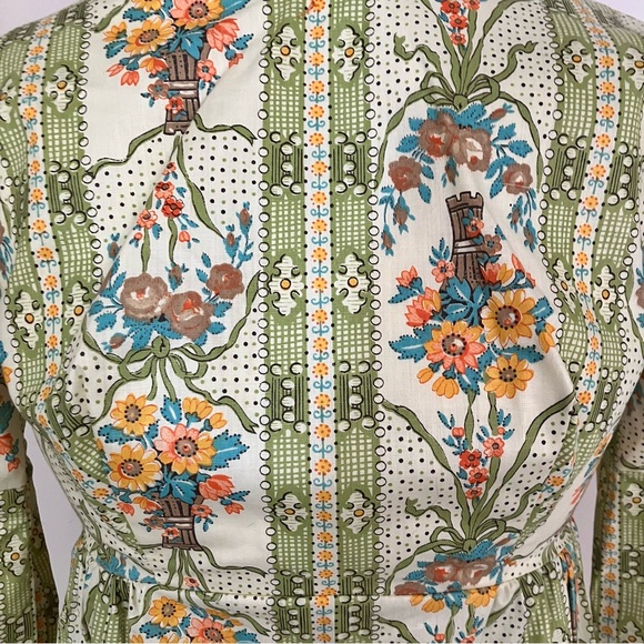 Vintage 1960s Regency-Style Dress - Picture 9 of 10